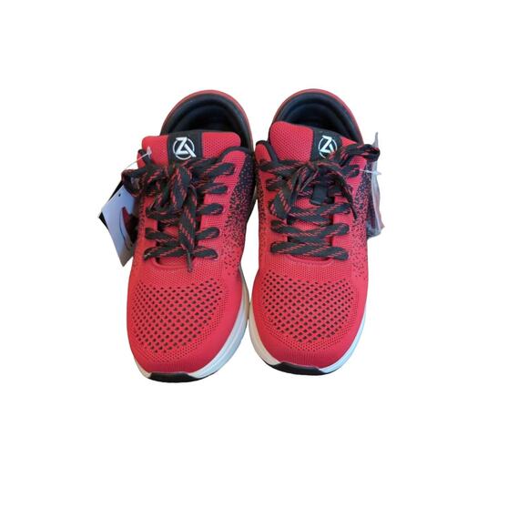 Men's Zebo Walking Athletic Sneakers Red and Black Great Condition Size 11 - Picture 3 of 8